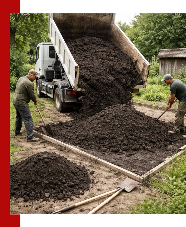 Купить чистый чернозем для огорода с доставкой в Пушкине