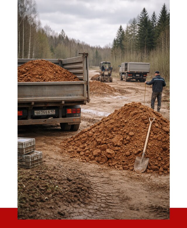 Глина и суглинки в Пушкине от 4868 р. за куб | ПРОНЕРУДПшн