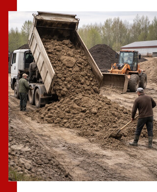 Доставка глин и суглинков в Пушкине оптом и вкрай