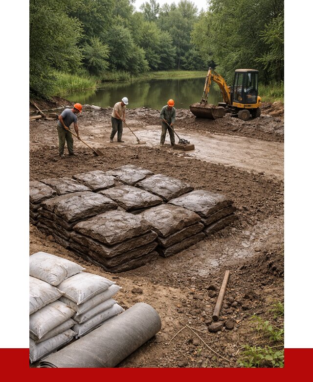 Купить глину для пруда в Пушкине от 4868 р. с доставкой | ПРОНЕРУДПшн