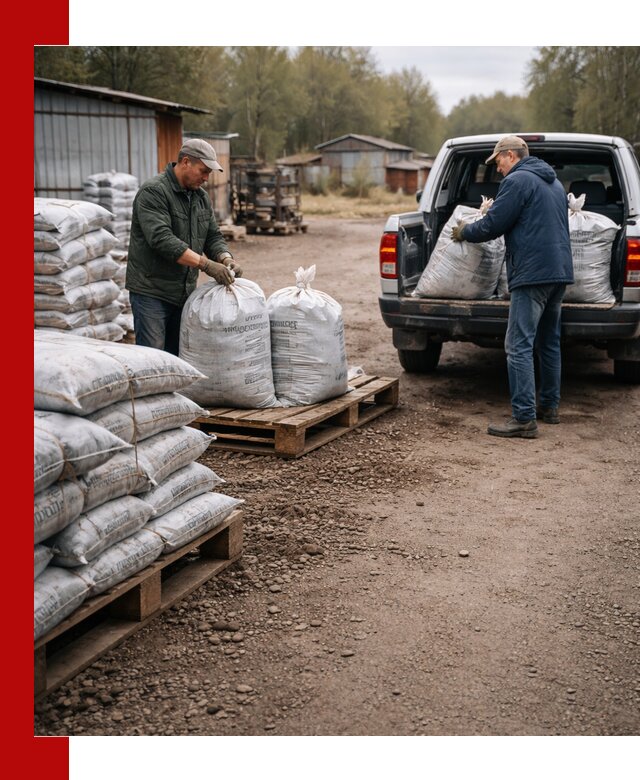 Купить конский навоз в мешках с доставкой в Пушкине