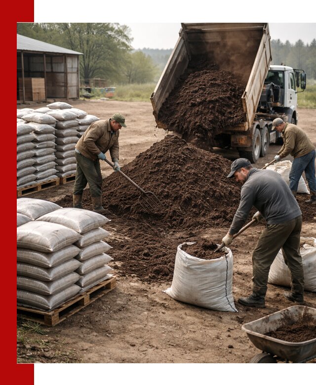 Доставка компоста оптом и в розницу в Пушкине