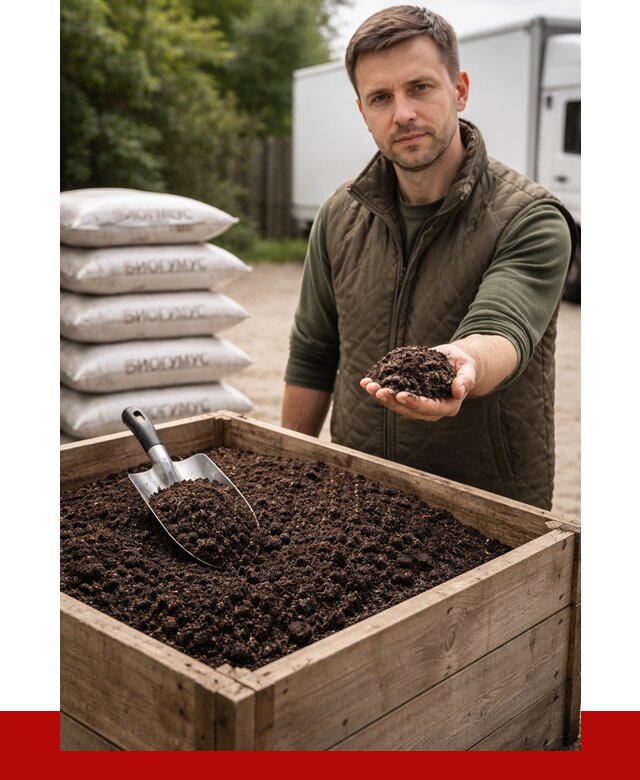 Купить биогумус в Пушкине с доставкой от 9194 р. за куб | ПРОНЕРУДПшн