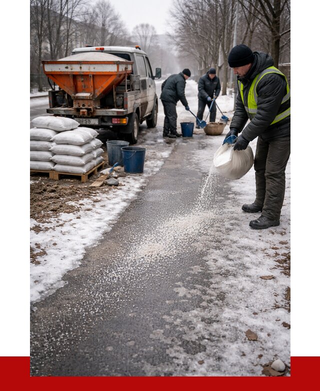 Реагент против гололеда в Пушкине с доставкой от 4868 р. | ПРОНЕРУДПшн