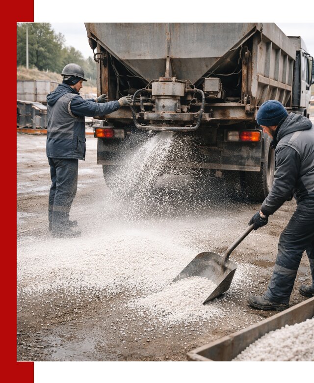 Доставка и продажа хлористого кальция в Пушкине