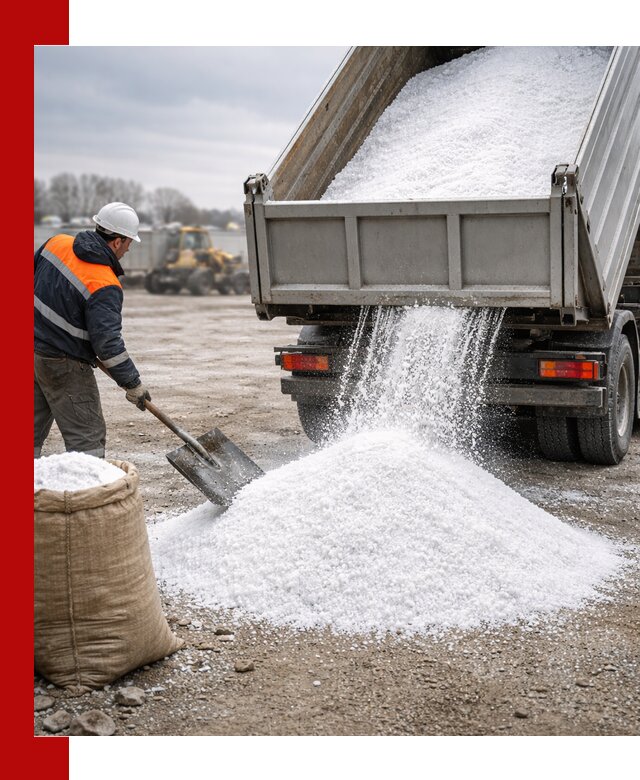 Поставка хлористого натрия оптом и в розницу в Пушкине