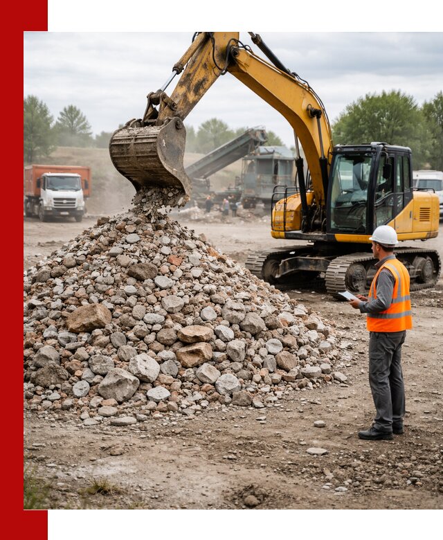 Доставка и вывоз строительного боя в Пушкине