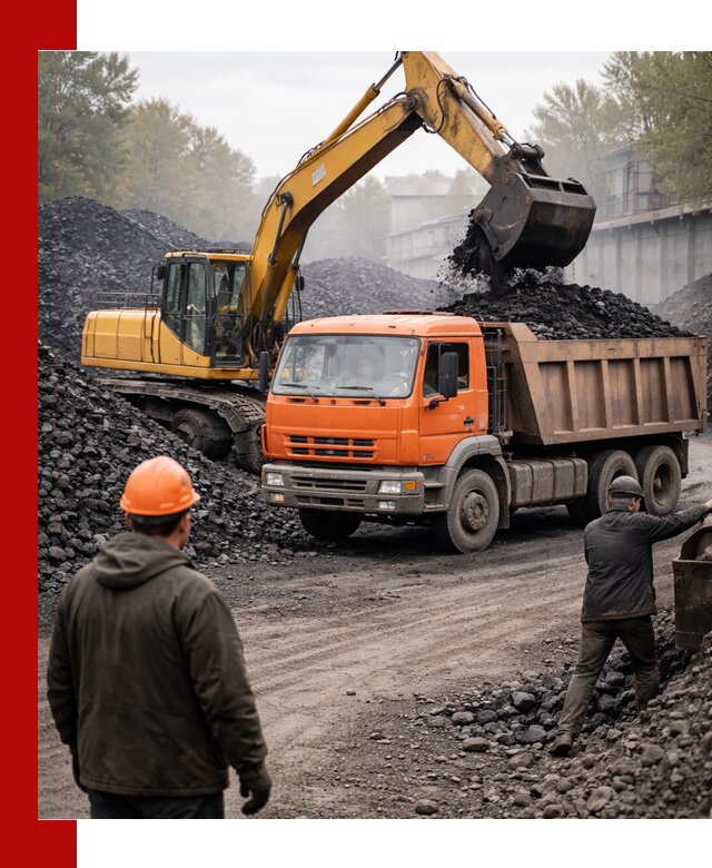 Доставка угля автотранспортом в Пушкине быстро и выгодно
