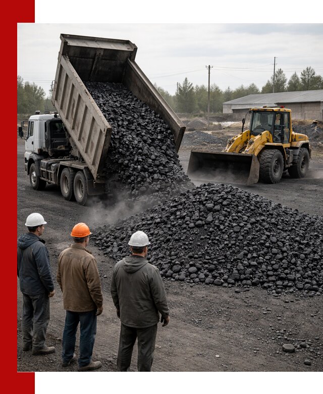 Доставка угля антрацита в Пушкине с самосвалами и погрузкой