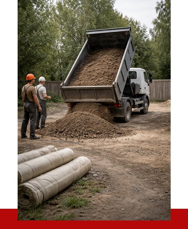 Доставка сыпучих материалов самосвалом в [cvi] от 4543 р. | ПРОНЕРУДПшн