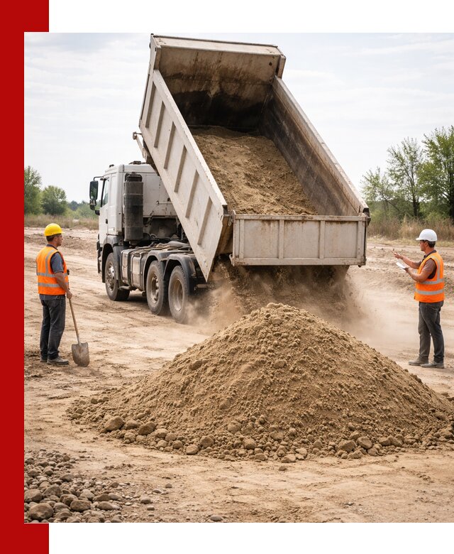 Доставка самосвалом 15 кубов в Пушкине за город и по городу