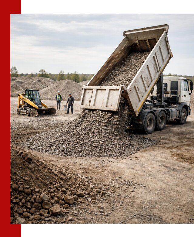 Доставка самосвалом 25 м³ в Пушкине быстро и надежно