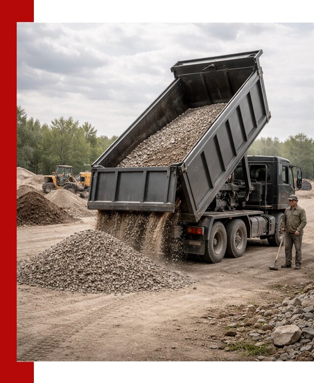 Доставка самосвалом 30 м3 по выгодным ценам в Пушкине