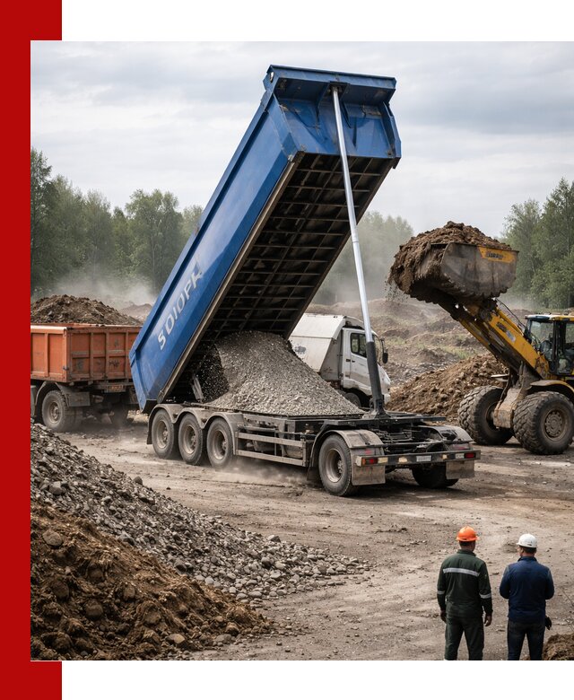 Аренда тонар 40 тонн в Пушкине с доставкой материалов