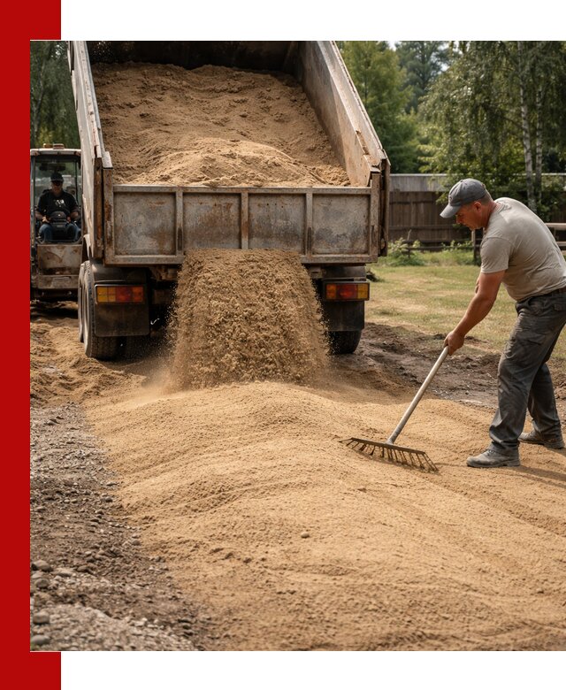 Отсыпка участка песком в Пушкине быстро и качественно